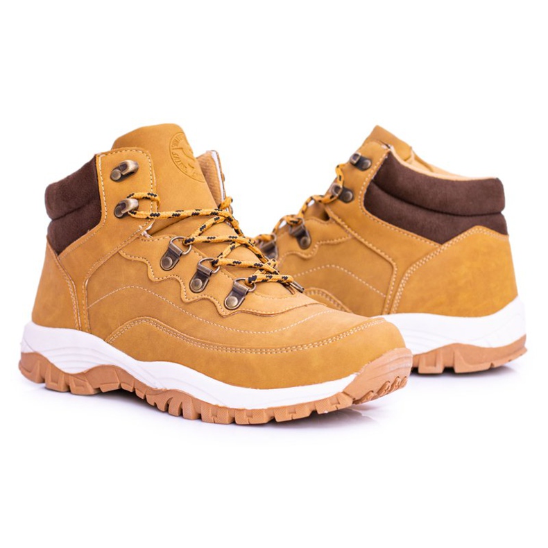 Pantofi de trekking pentru bărbați calzi Camel Smith's Duran maro 2 Pantofi de trekking pentru bărbați calzi Camel Smith's Duran maro 2