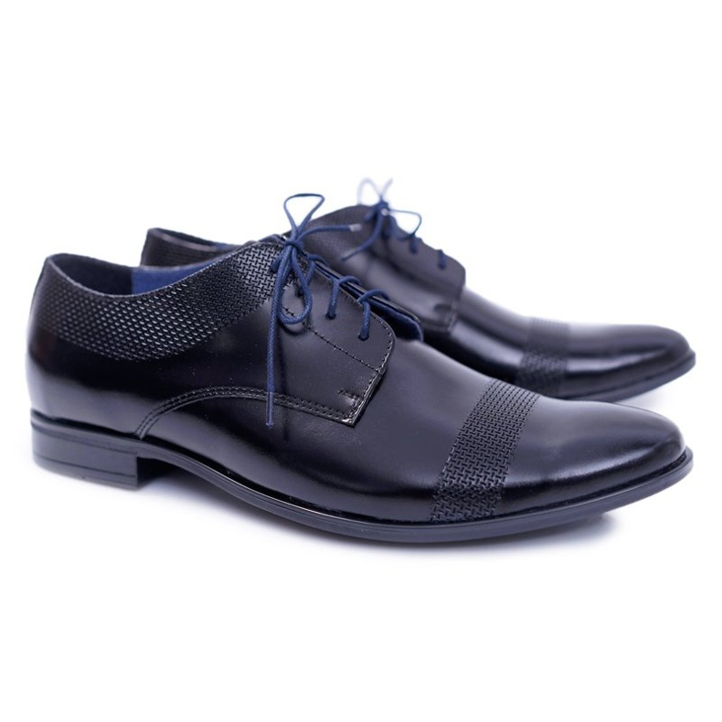 Bednarek Polish Shoes Brogues pentru bărbați Bednarek Elegant Leather Black Maestro negru 1
