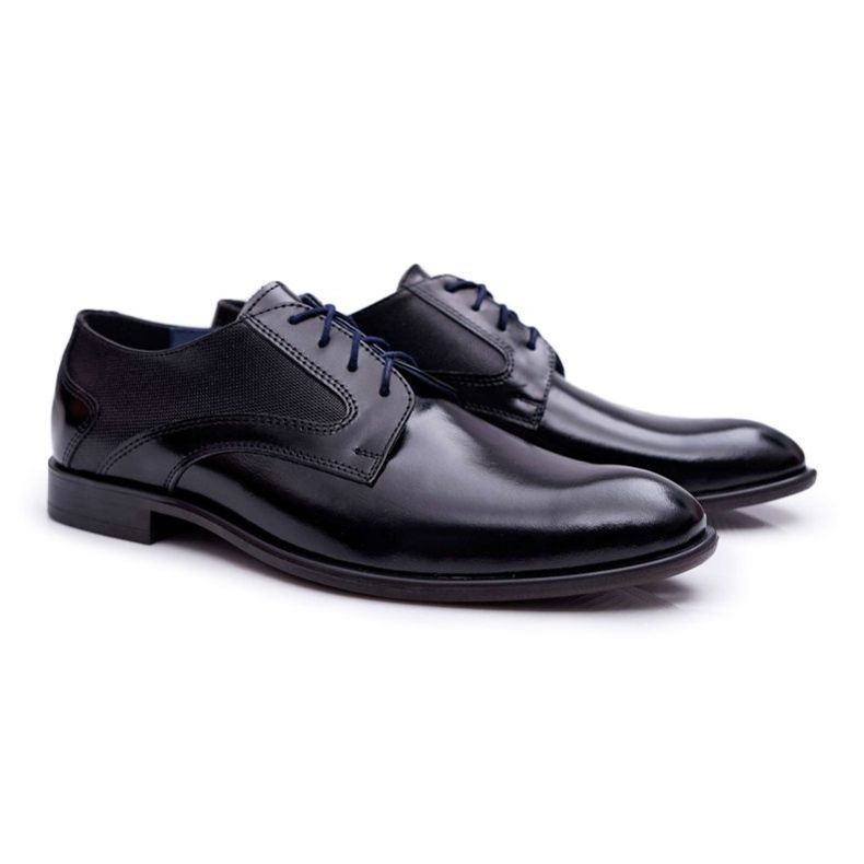Bednarek Polish Shoes Pantofi bărbați Bednarek Elegant din piele neagră Midas negru 1