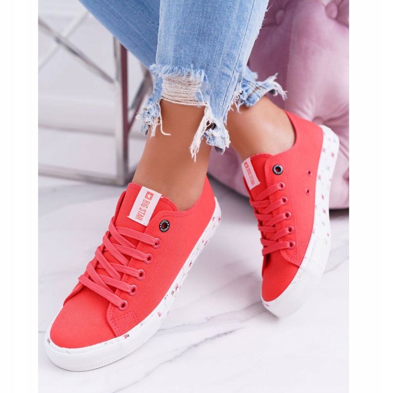 Adidași pentru femei Low Big Star Red DD274709 roșu 1