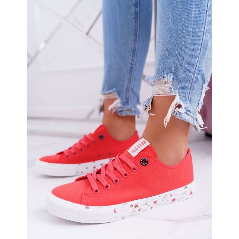 Adidași pentru femei Low Big Star Red DD274709 roșu 2