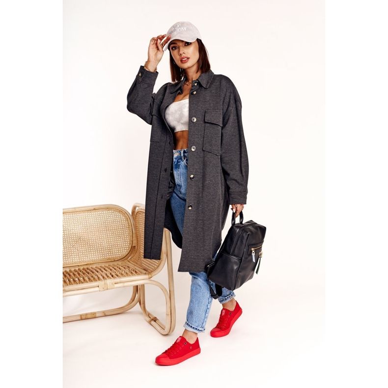 Adidași pentru femei Big Star Red AA274007 roșu 1