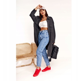 Adidași pentru femei Big Star Red AA274007 roșu 2