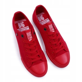Adidași pentru bărbați Low Big Star Red AA174007SS19 roșu 1 Adidași pentru bărbați Low Big Star Red AA174007SS19 roșu 1