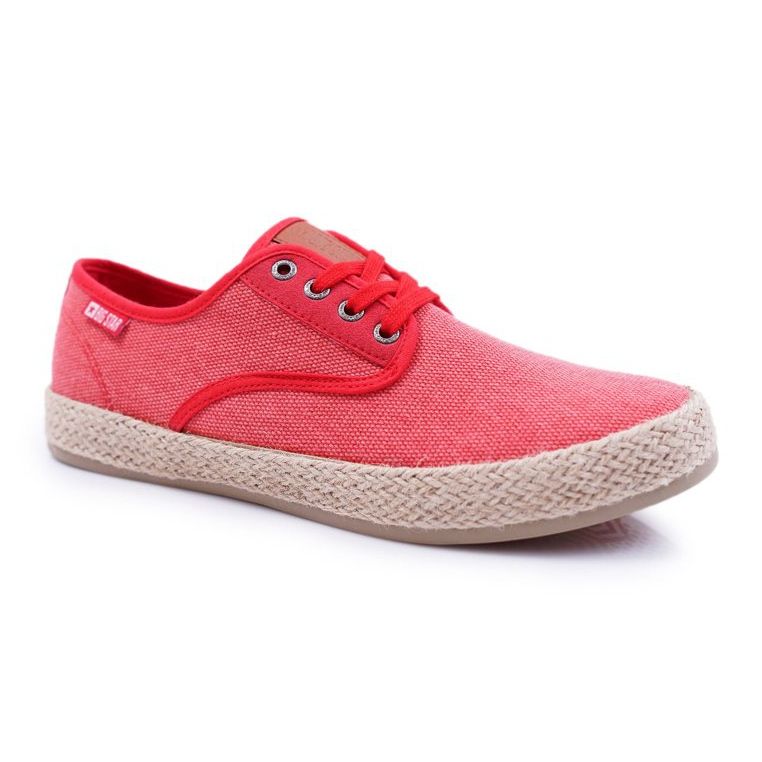 Adidași pentru bărbați Espadrile Big Star Red AA174173 roșu 1