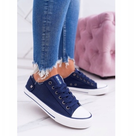 Adidași pentru femei Big Star Rubber Toe Blue Navy DD274335 albastru 2