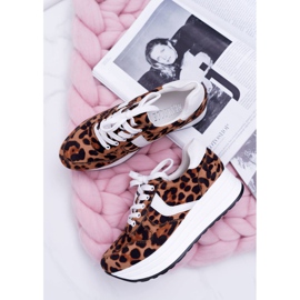 NFR Pantofi sport pentru femei Leopard SportFreak maro 1