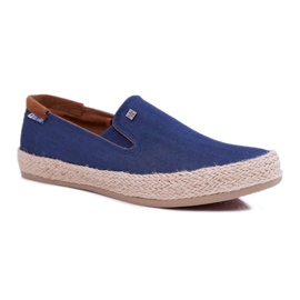 Adidași pentru bărbați Espadrile Big Star Blue Navy DD174246 albastru marin 1