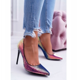 PS1 Stilete de damă irizate cu paiete CrazyStuff negru 1