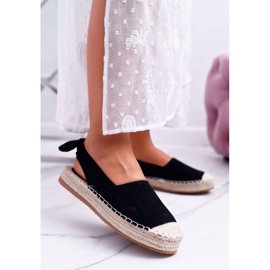 Espadrile de damă Adidași negri Moriente negru 1