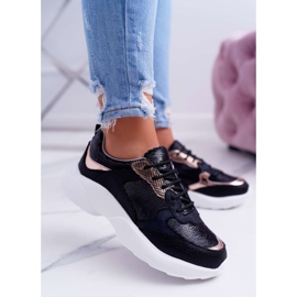 Moow Încălțăminte sport pentru femei Negru Rendy galben 2