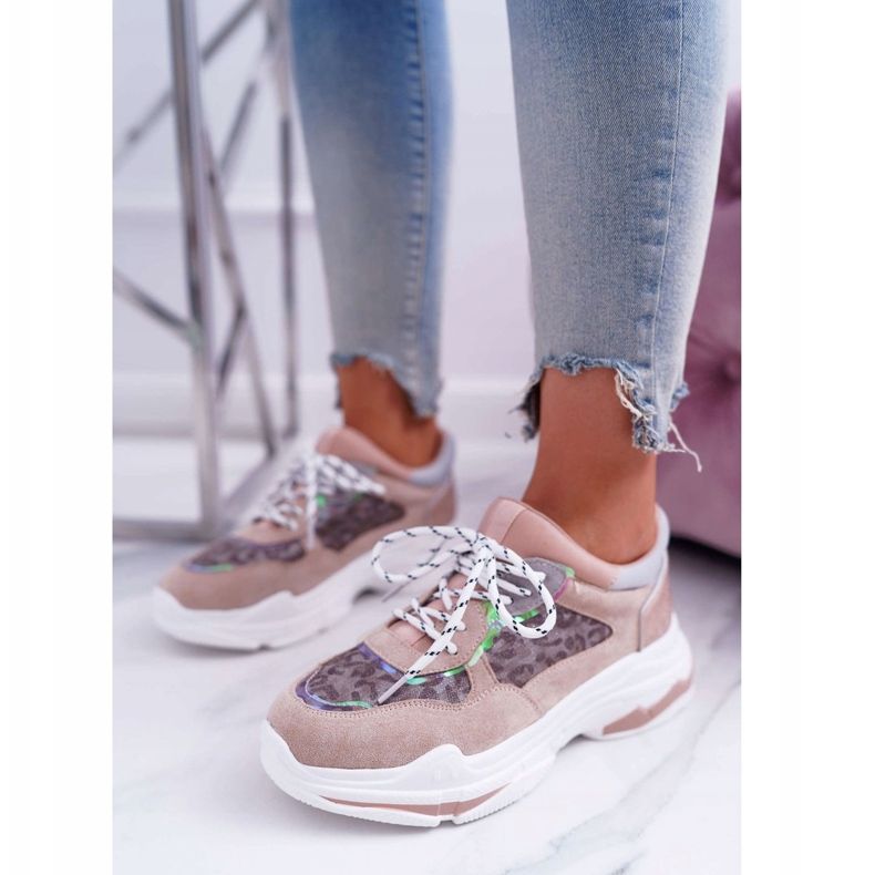 FC1 Încălțăminte sport pentru femei Talpă înaltă roz Cabana 2 FC1 Încălțăminte sport pentru femei Talpă înaltă roz Cabana 2