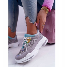 FC1 Încălțăminte sport pentru femei Talpă înaltă Gri Cabana 1