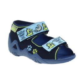 Pantofi copii Befado verzi 250P076 albastru verde albastru marin 2