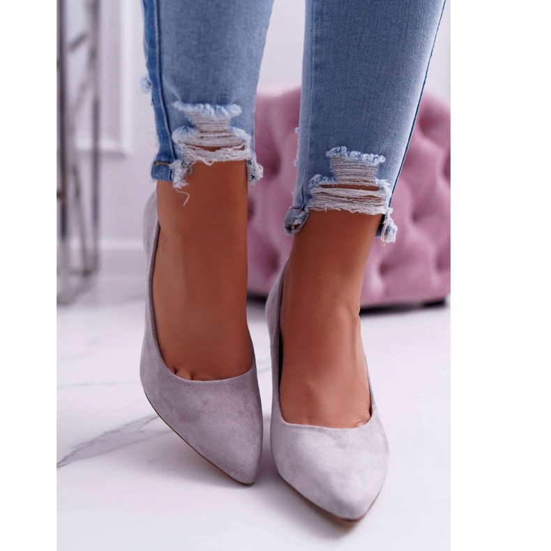 Pompe de damă Sergio Leone PB139 Grey Felice gri 2