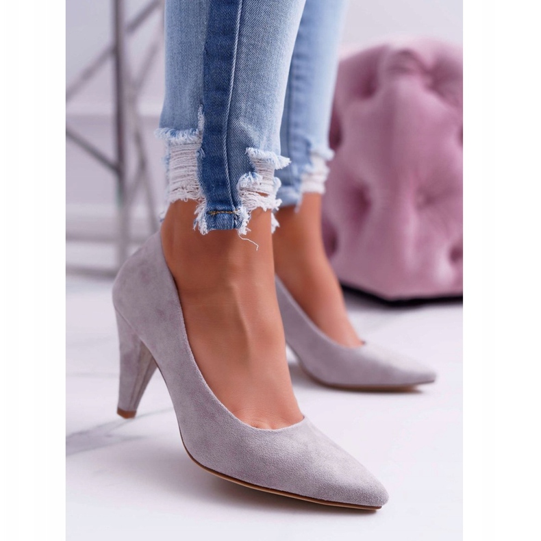 Pompe de damă Sergio Leone PB139 Grey Felice gri 1