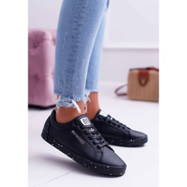 Adidași pentru femei Big Star Grey Star Black AA274A008 negru 1