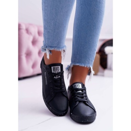 Adidași pentru femei Big Star Grey Star Black AA274A008 negru 2