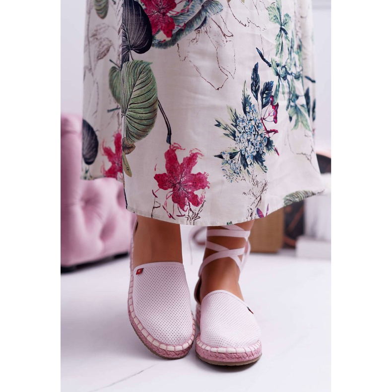 Espadrile pentru femei Big Star On The Pink Platform DD274A192 roz 2