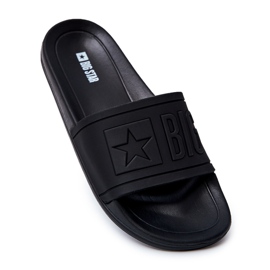 Papuci bărbați Big Star Rubber Black DD174690 negru 1 Papuci bărbați Big Star Rubber Black DD174690 negru 1