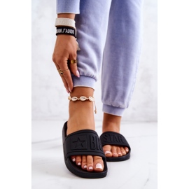 Papuci de damă Big Star Black DD274A271 negru 1