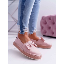 Espadrile pentru femei Material Big Star Pink DD274785 roz 1