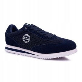 Pantofi sport pentru bărbați Big Star Navy Blue DD174087 albastru marin 1