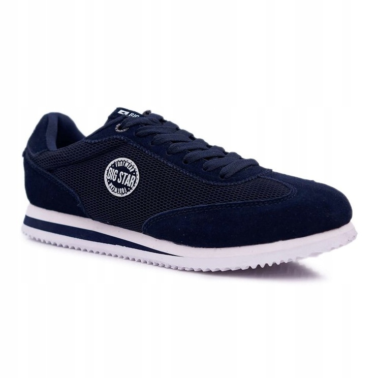 Pantofi sport pentru bărbați Big Star Navy Blue DD174087 albastru marin 1
