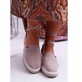 Espadrile pentru femei Big Star On Beige Platform DD274A193 bej 2
