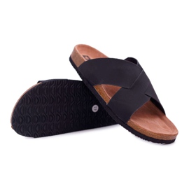 Papuci bărbați Big Star Black DD174603 negru 1