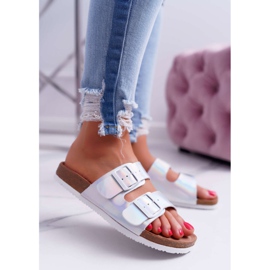 Papuci argintii dama Big Star DD274134 gri 1