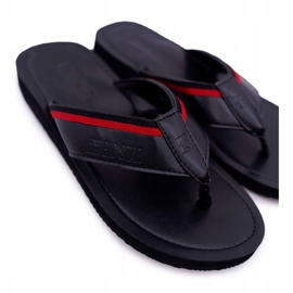 Papuci pentru bărbați Flip-flops Big Star Black DD174678 negru 2
