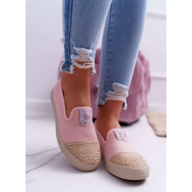 Espadrile de damă Cross Jeans Pink DD2R4048 roz 2