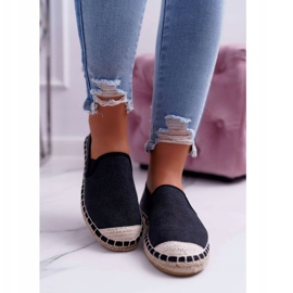 Espadrile de damă Cross Jeans Black DD2R4106 negru 2 Espadrile de damă Cross Jeans Black DD2R4106 negru 2