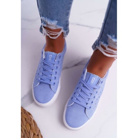 Adidași pentru femei Big Star Blue DD274047 albastru 2