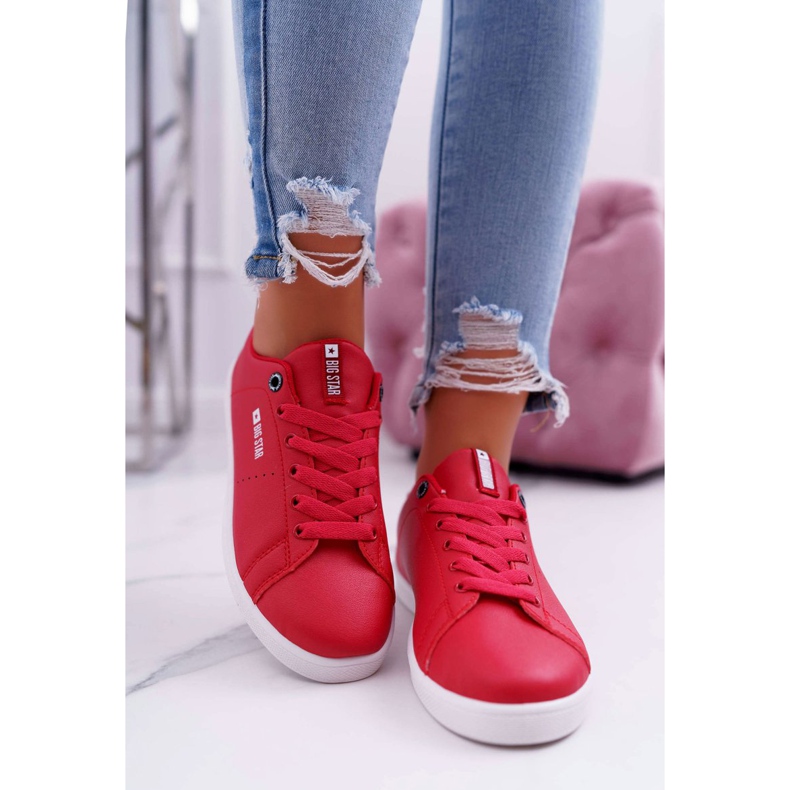 Adidași pentru femei Big Star Red DD274220 roșu 1