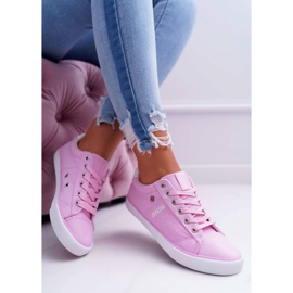 Adidași pentru femei Big Star Pink DD274352 roz 1