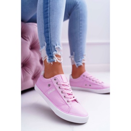 Adidași pentru femei Big Star Pink DD274352 roz 2