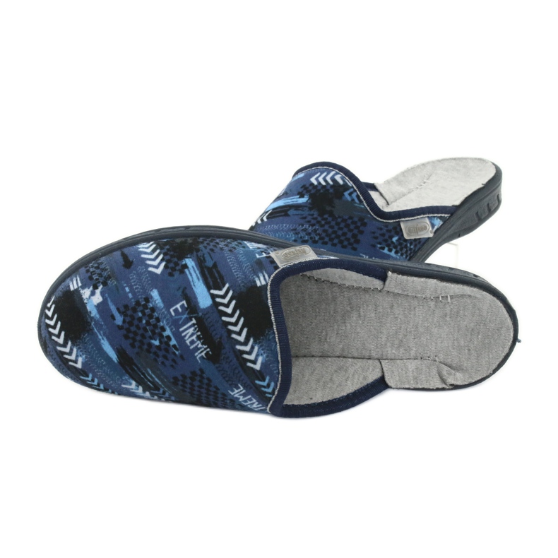 Pantofi pentru copii Befado colorate 707Y402 negru albastru marin albastru 4