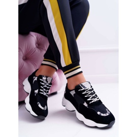 NFR Încălțăminte sport de damă Piele de șarpe neagră acadea negru gri 1