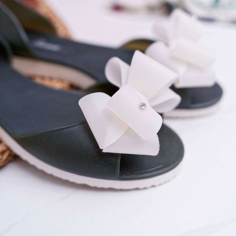 Balerini din cauciuc Meliski Bows Green Candy verde 2