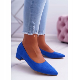 PS1 Pompă clasică pentru femei Suede Blue Rheya albastru 2 PS1 Pompă clasică pentru femei Suede Blue Rheya albastru 2