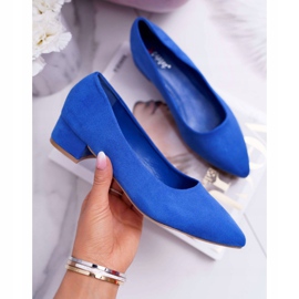 PS1 Pompă clasică pentru femei Suede Blue Rheya albastru 1 PS1 Pompă clasică pentru femei Suede Blue Rheya albastru 1