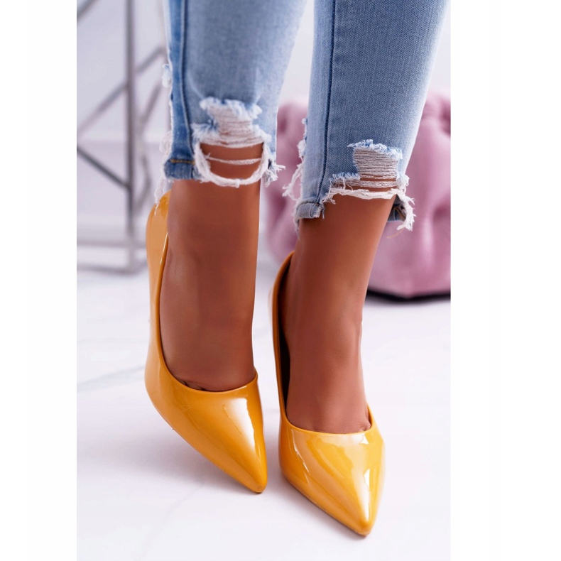 PS1 Tocuri înalte pentru femei Yellow Yanna galben 2