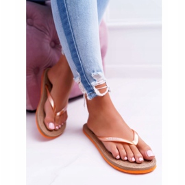 Papuci de damă Flip-flops Big Star Orange AA274A120 portocale 2