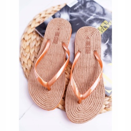 Papuci de damă Flip-flops Big Star Orange AA274A120 portocale 1