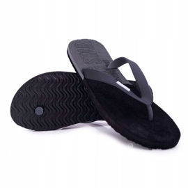 Papuci pentru bărbați Flip-flops Big Star Black AA174422 negru 1