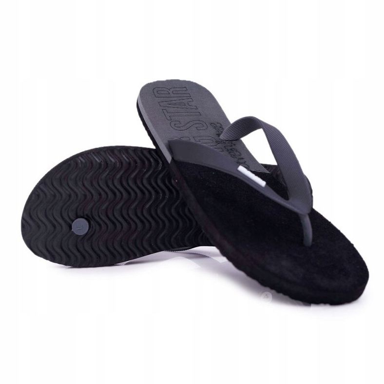 Papuci pentru bărbați Flip-flops Big Star Black AA174422 negru 1