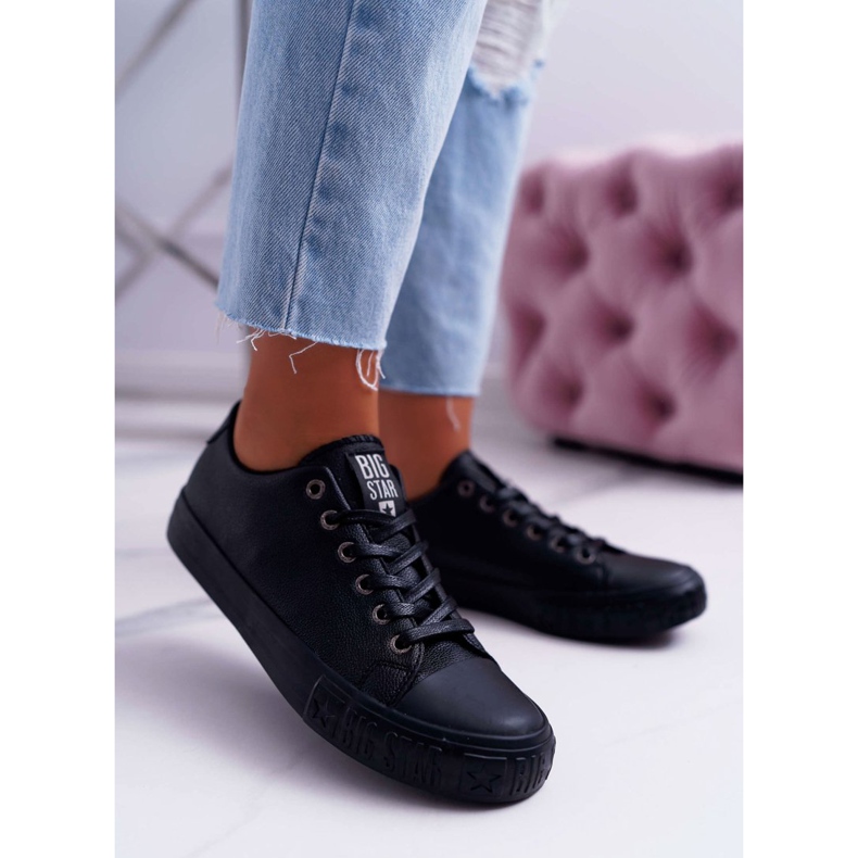 Adidași pentru femei Big Star Black EE274247 negru 1