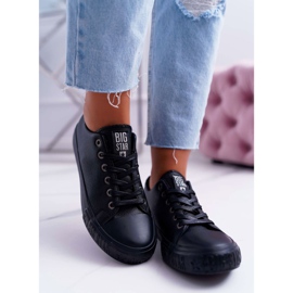 Adidași pentru femei Big Star Black EE274247 negru 2